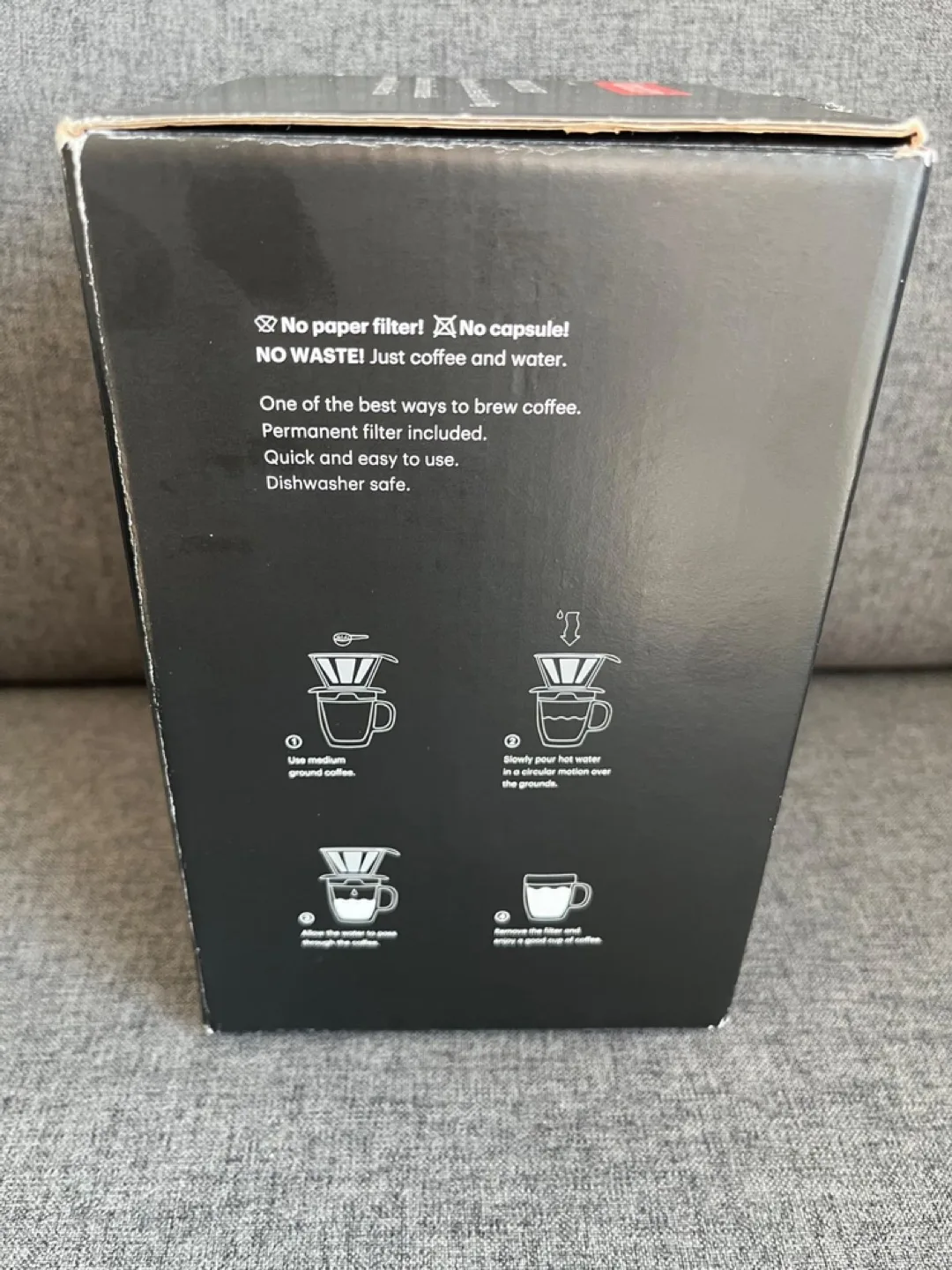 BRAND NEW Unopened Pour Over Coffee Maker with Double Wall Mug image indicator(5)