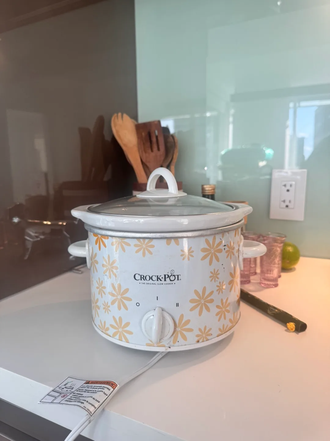 Crock-Pot Slow Cooker - Floral Design thumbnail
