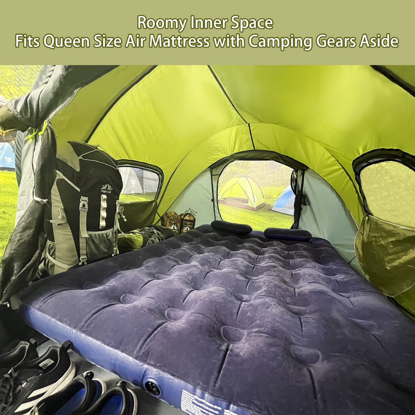 New Night Cat Upgraded Pop up Tent 2-4 Persons - photo 3