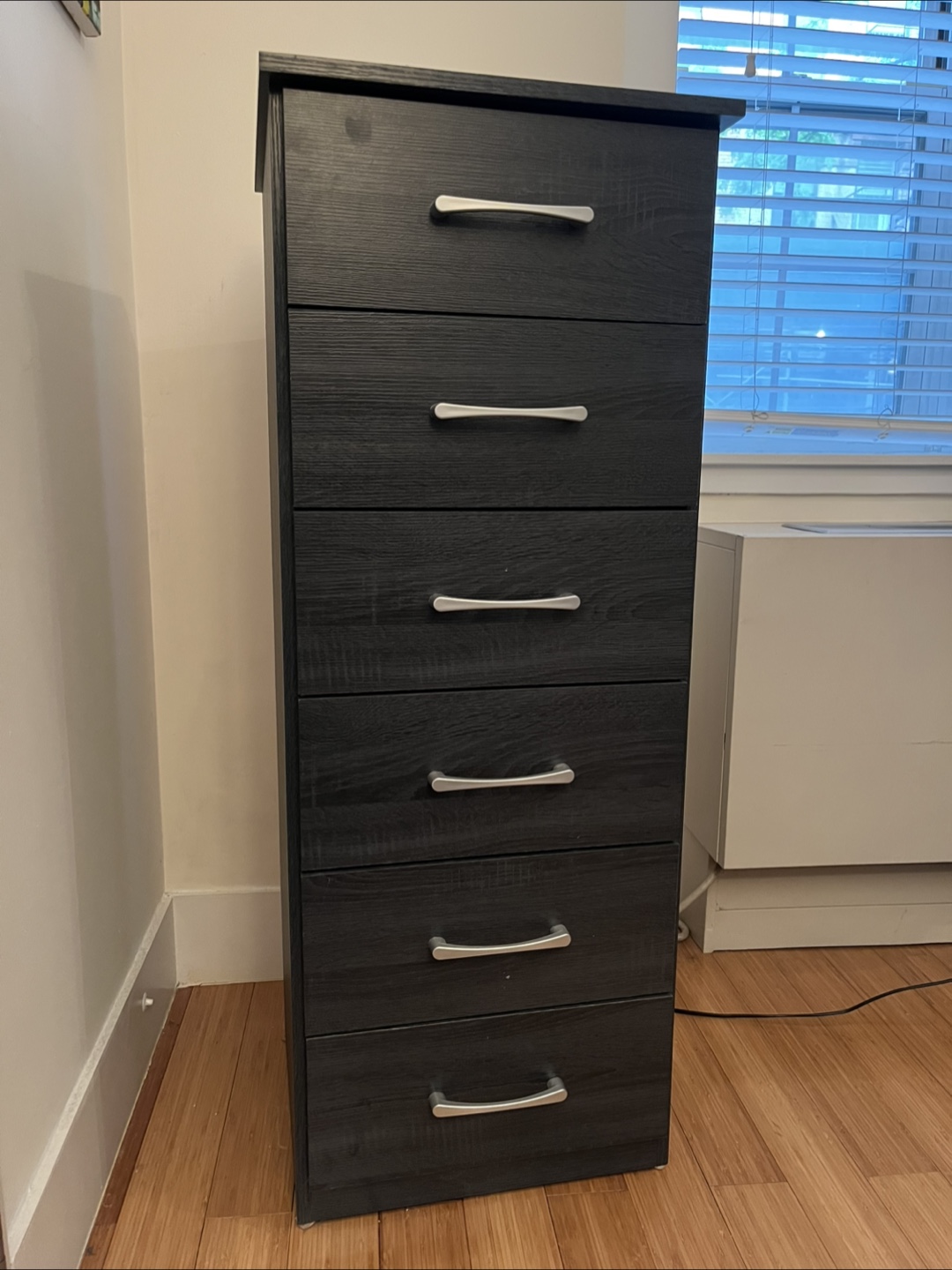 Dark Wood 5-Drawer Chest - photo 2