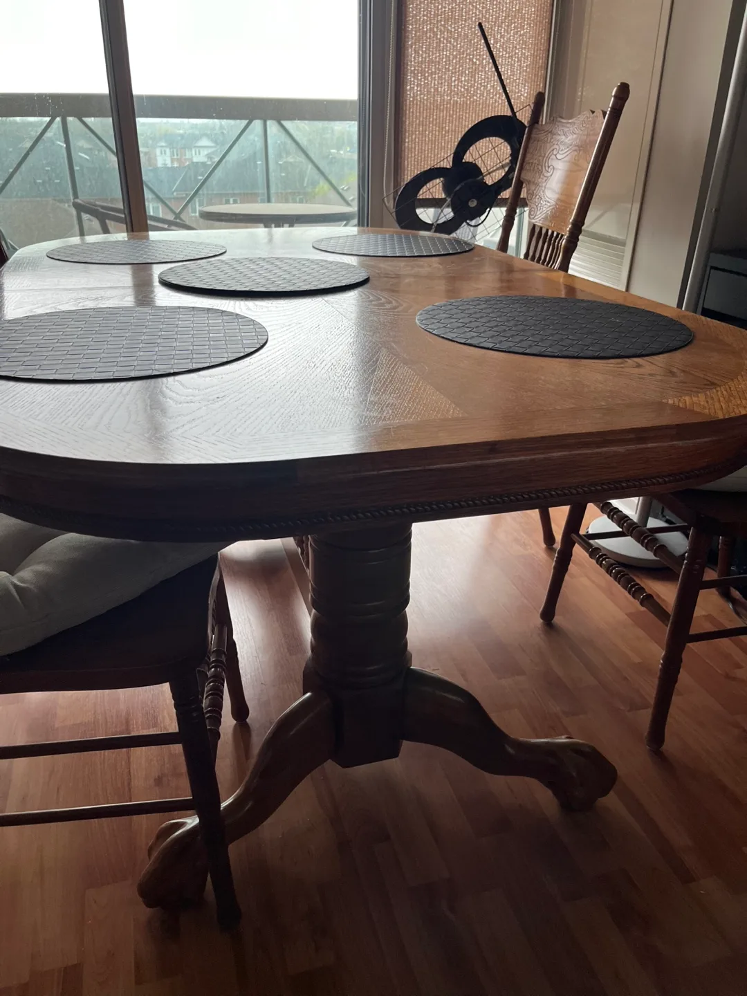 Solid wood Dining Table and Chairs (6) Set image indicator(2)