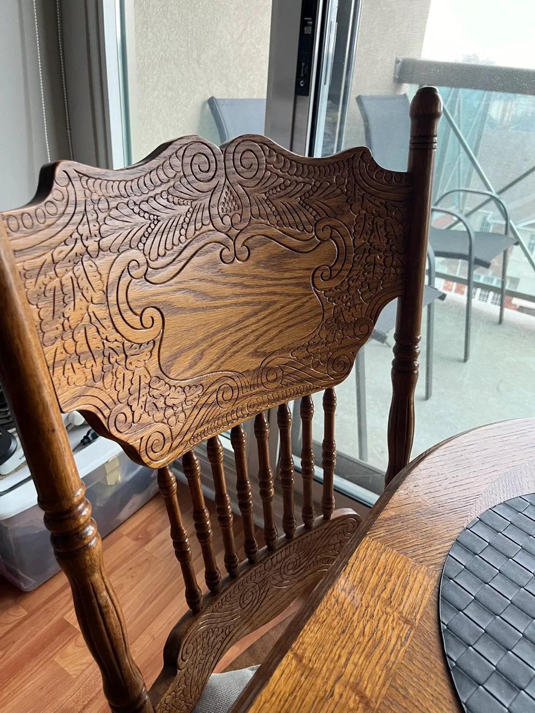 Solid wood Dining Table and Chairs (6) Set image indicator(3)