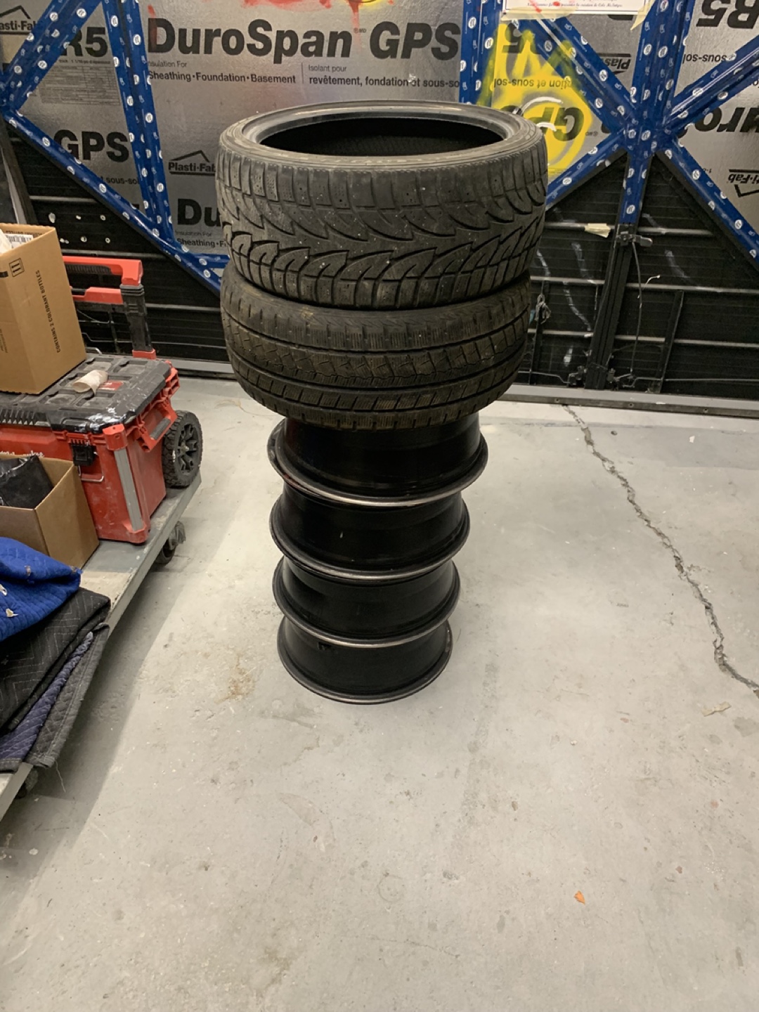 Used 18" Chevrolet rims and winter tires - photo 3