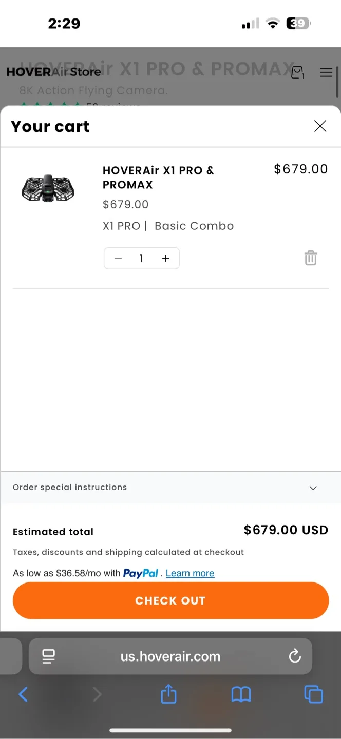 *NEW* HoverAir X1 Pro 4K Filming Drone Sealed Box image indicator(4)