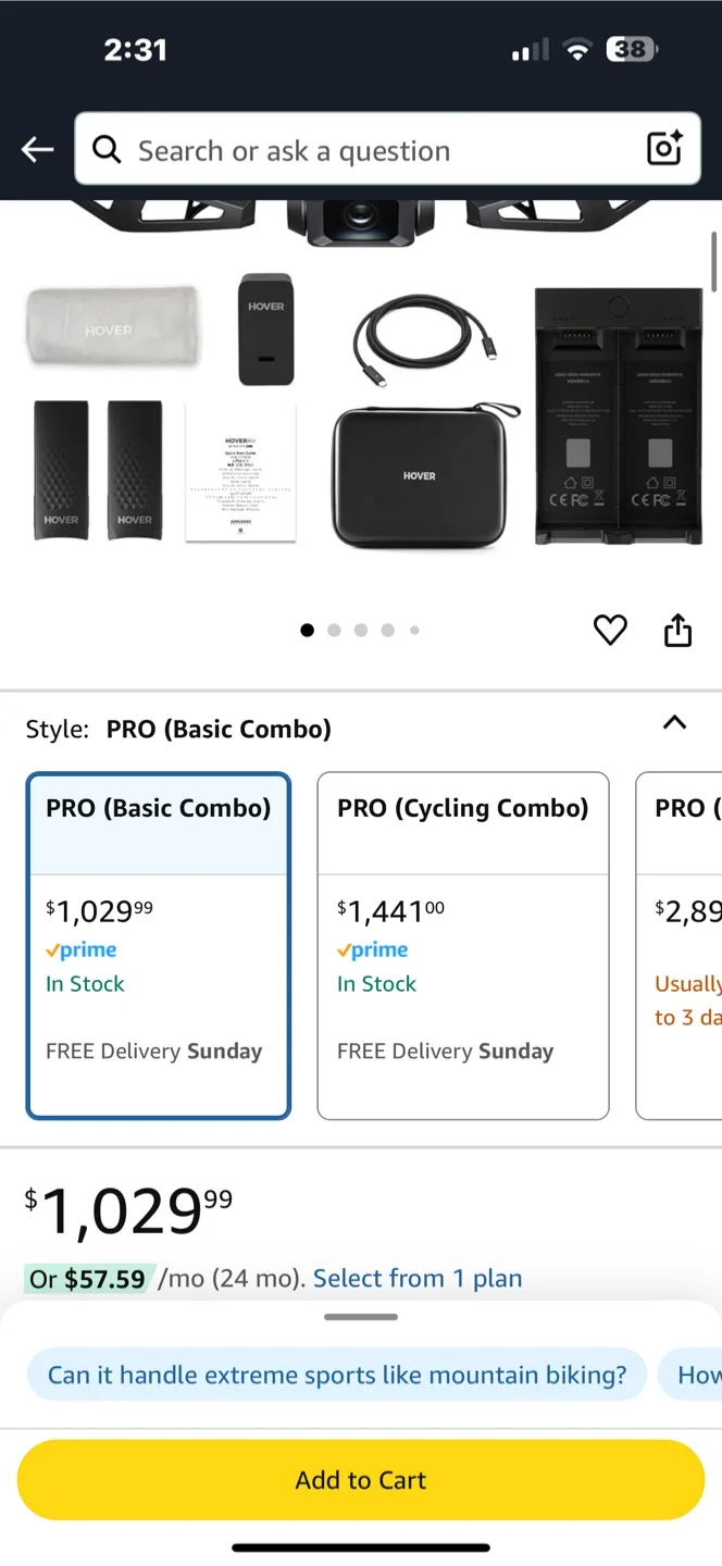 *NEW* HoverAir X1 Pro 4K Filming Drone Sealed Box image indicator(3)