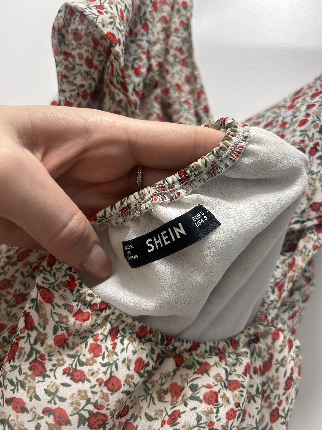 SHEIN floral tiered mini dress - photo 3