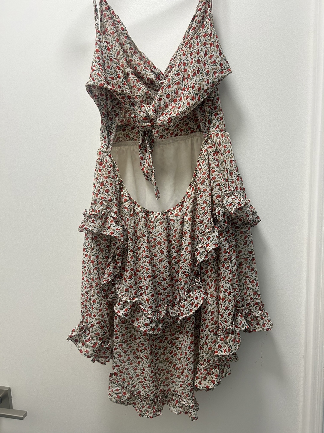 SHEIN floral tiered mini dress - photo 2