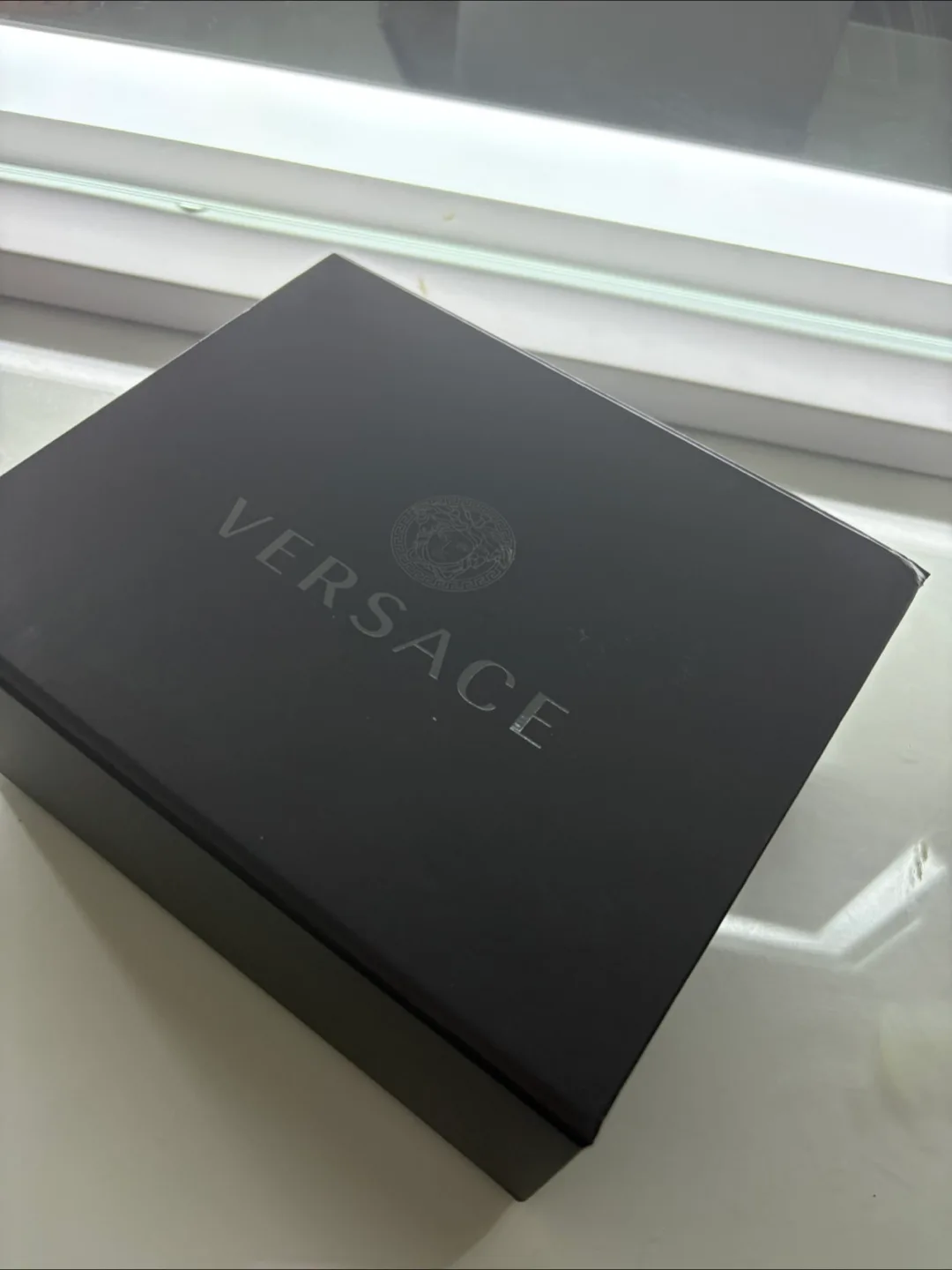 Versace Black Leather Belt with Gold Medusa Buckle Size 70/28 thumbnail