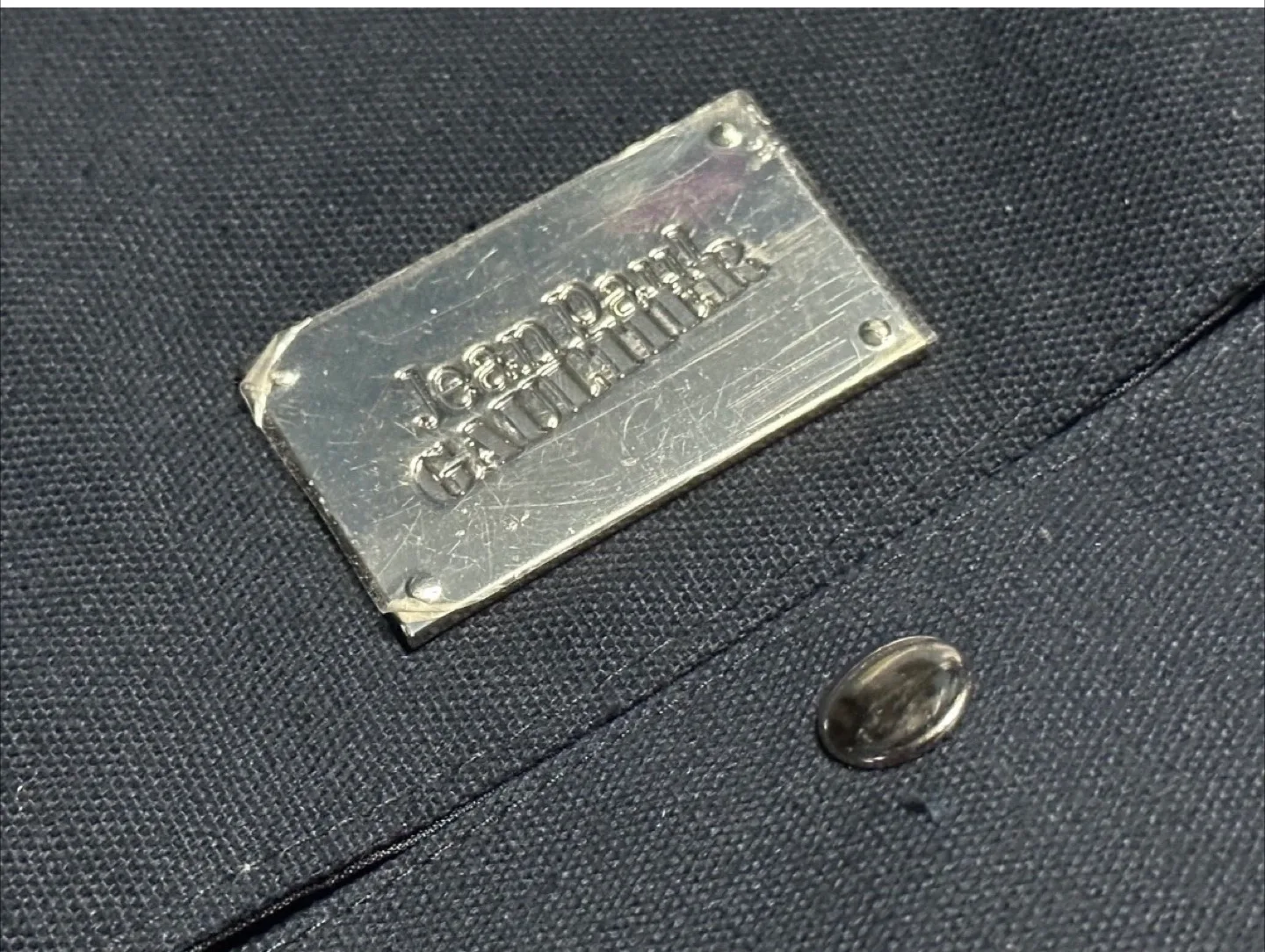 Jean Paul Gaultier Navy Blue Backpack 🥕 image indicator(3)