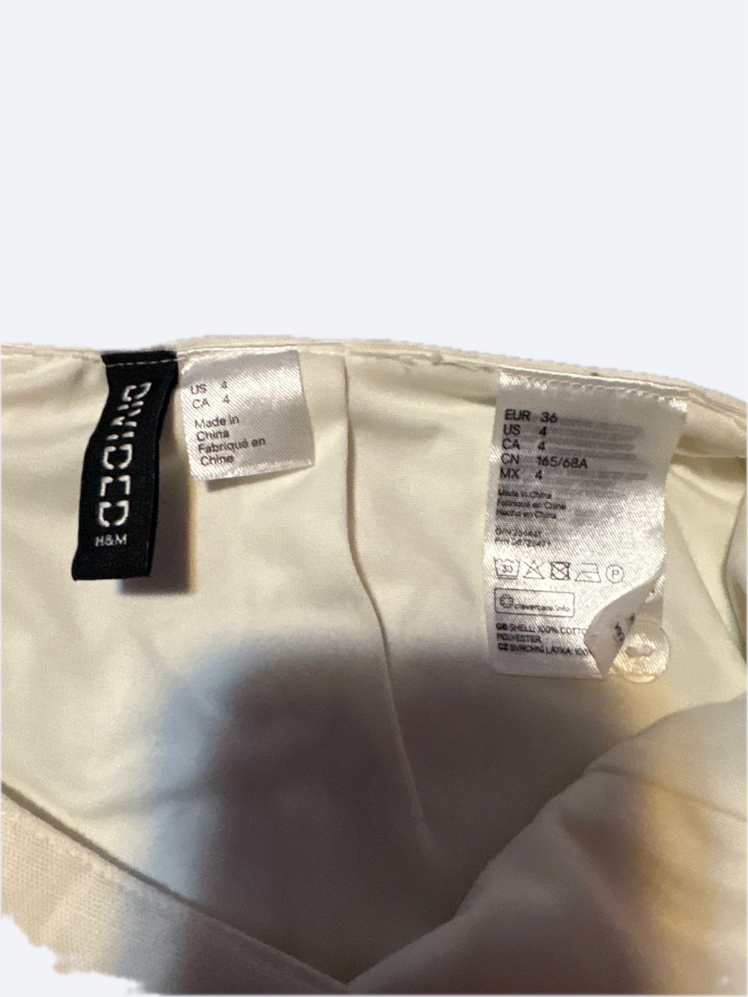 Off-White Mini Skirt with Side Slit - photo 2