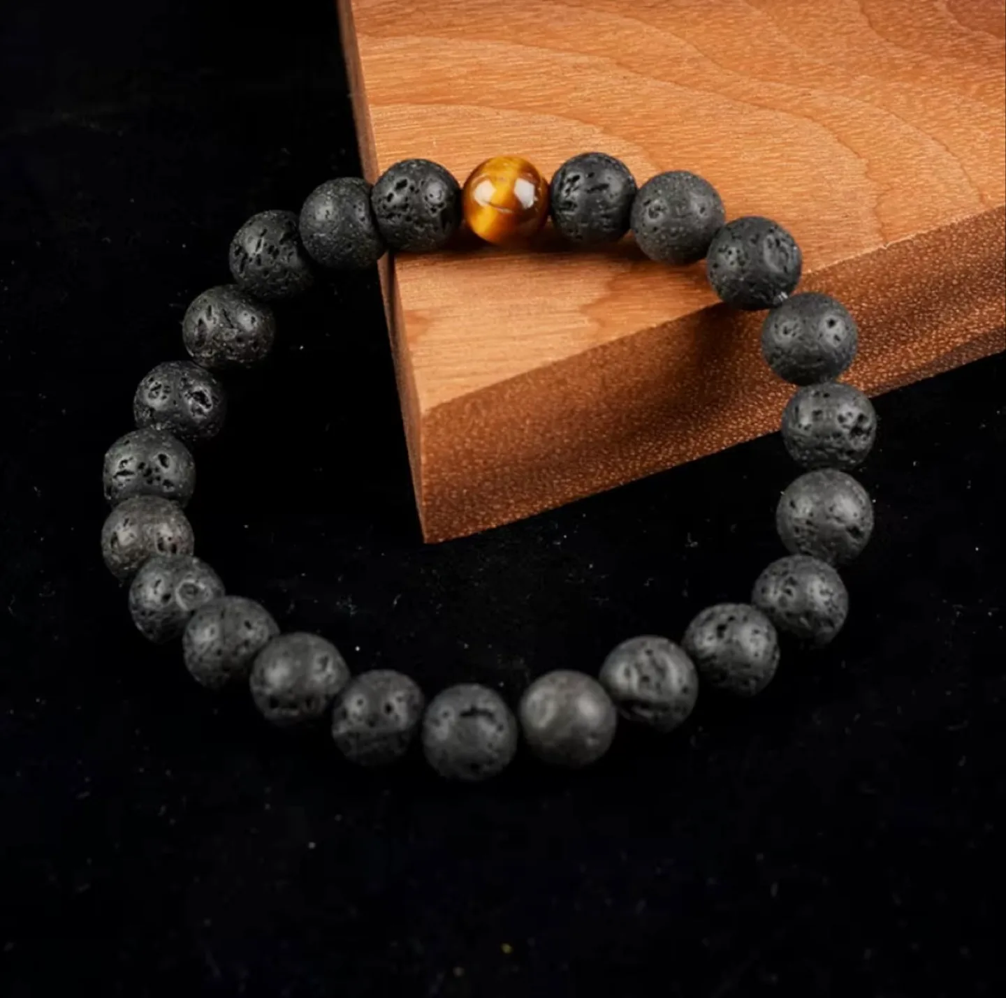 Lava Rock Beaded Bracelets - image indicator(3)