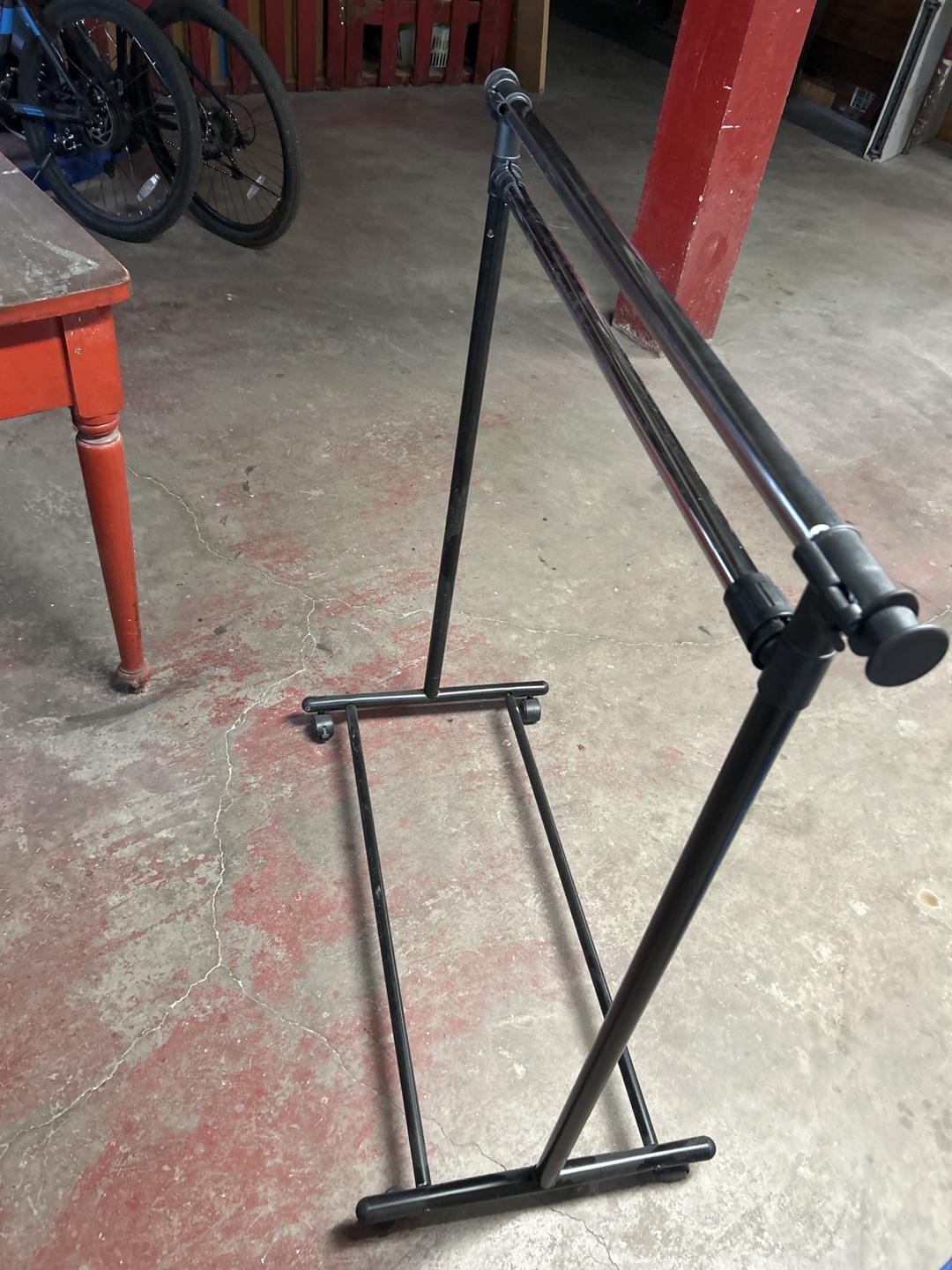 Black Rolling Garment Rack