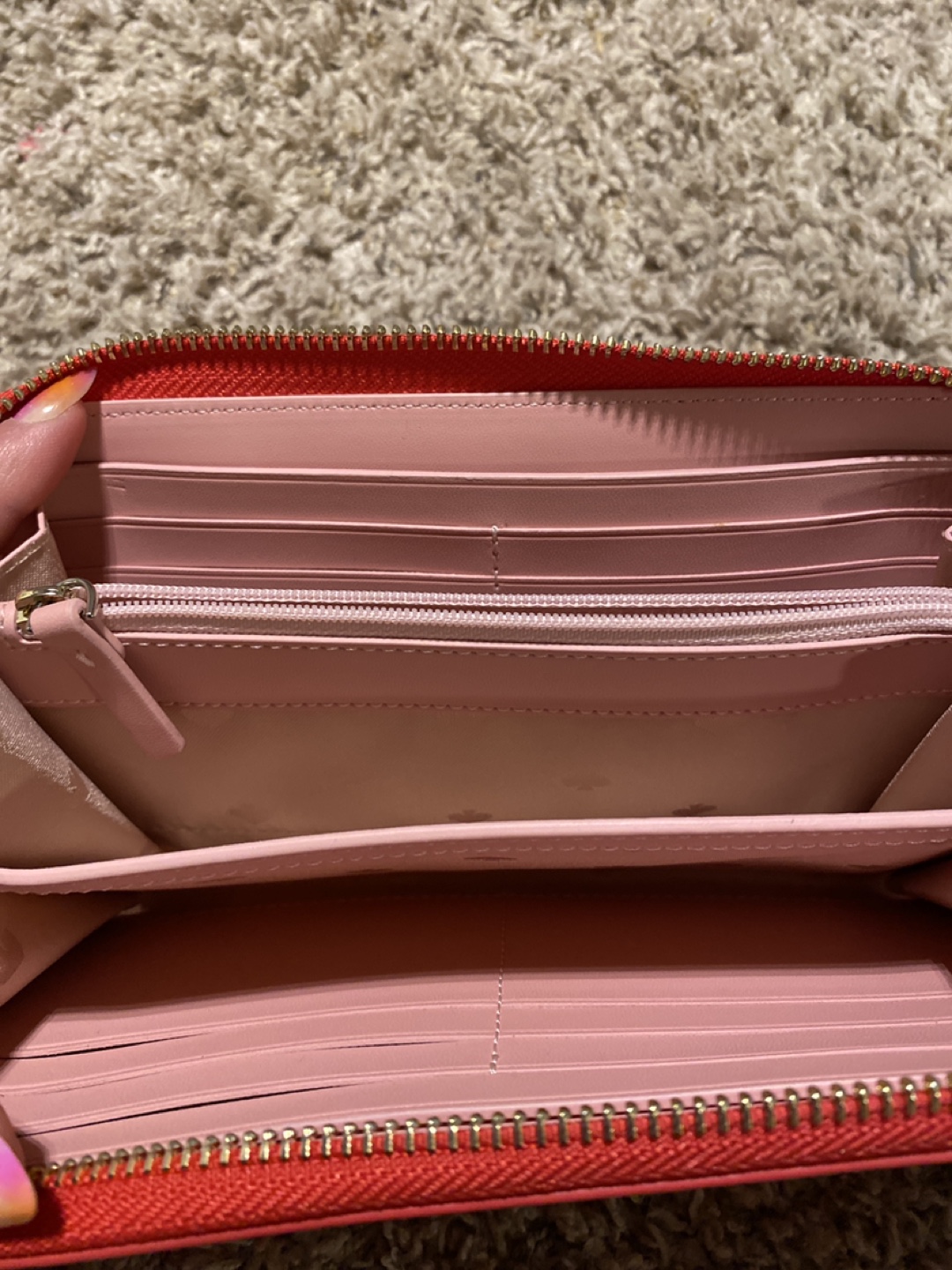 Kate Spade New York Red Cupcake Zip-Around Wallet - photo 4