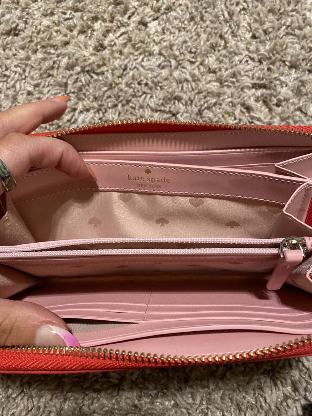 Kate Spade New York Red Cupcake Zip-Around Wallet - photo 5