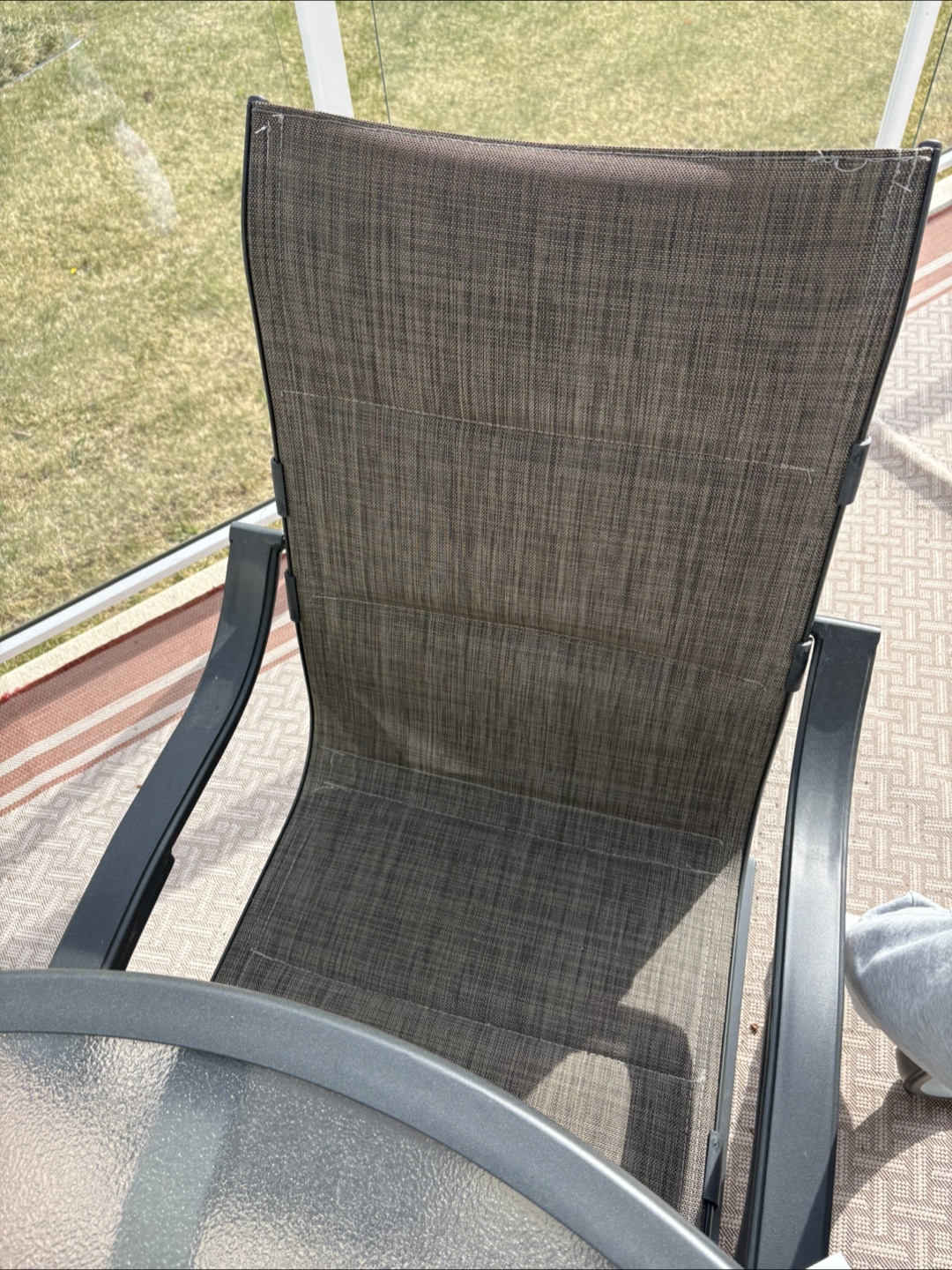 7-Piece C-Spring Padded Sling Patio Dining Set - photo 5