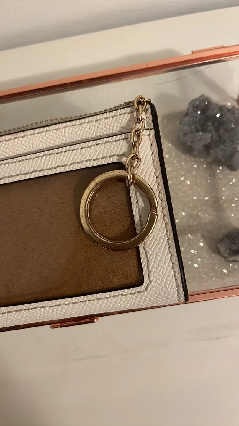 Coach Mini Card Case with Keychain image indicator(3)