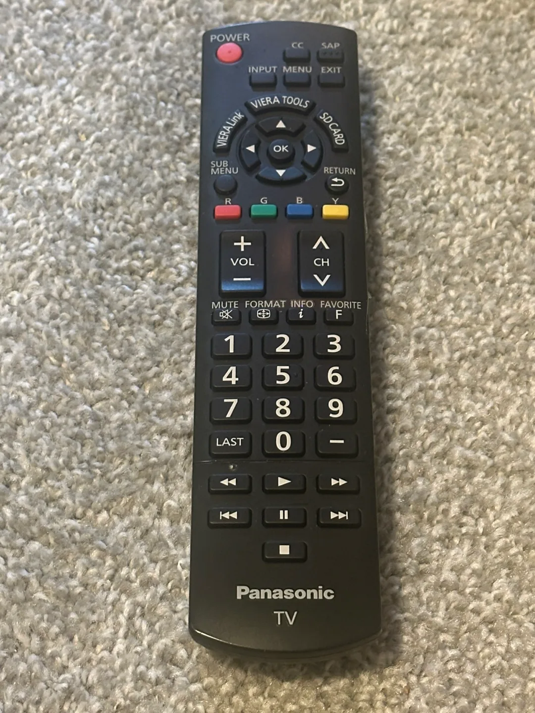 Panasonic TC-P42C1 42” plasma tv with remote image indicator(4)