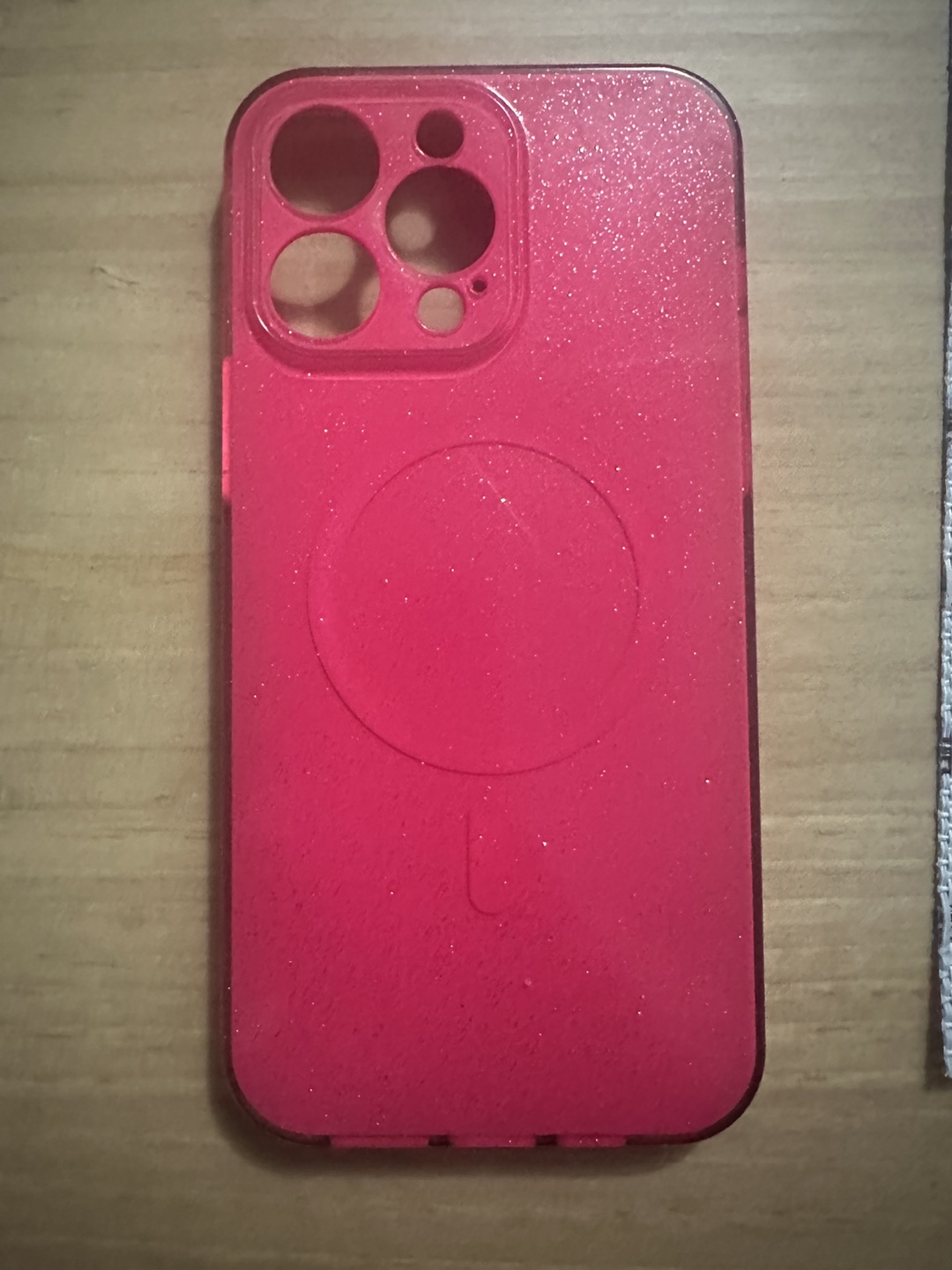 Pink Glitter iPhone 14 Pro Max MagSafe Case - photo 2