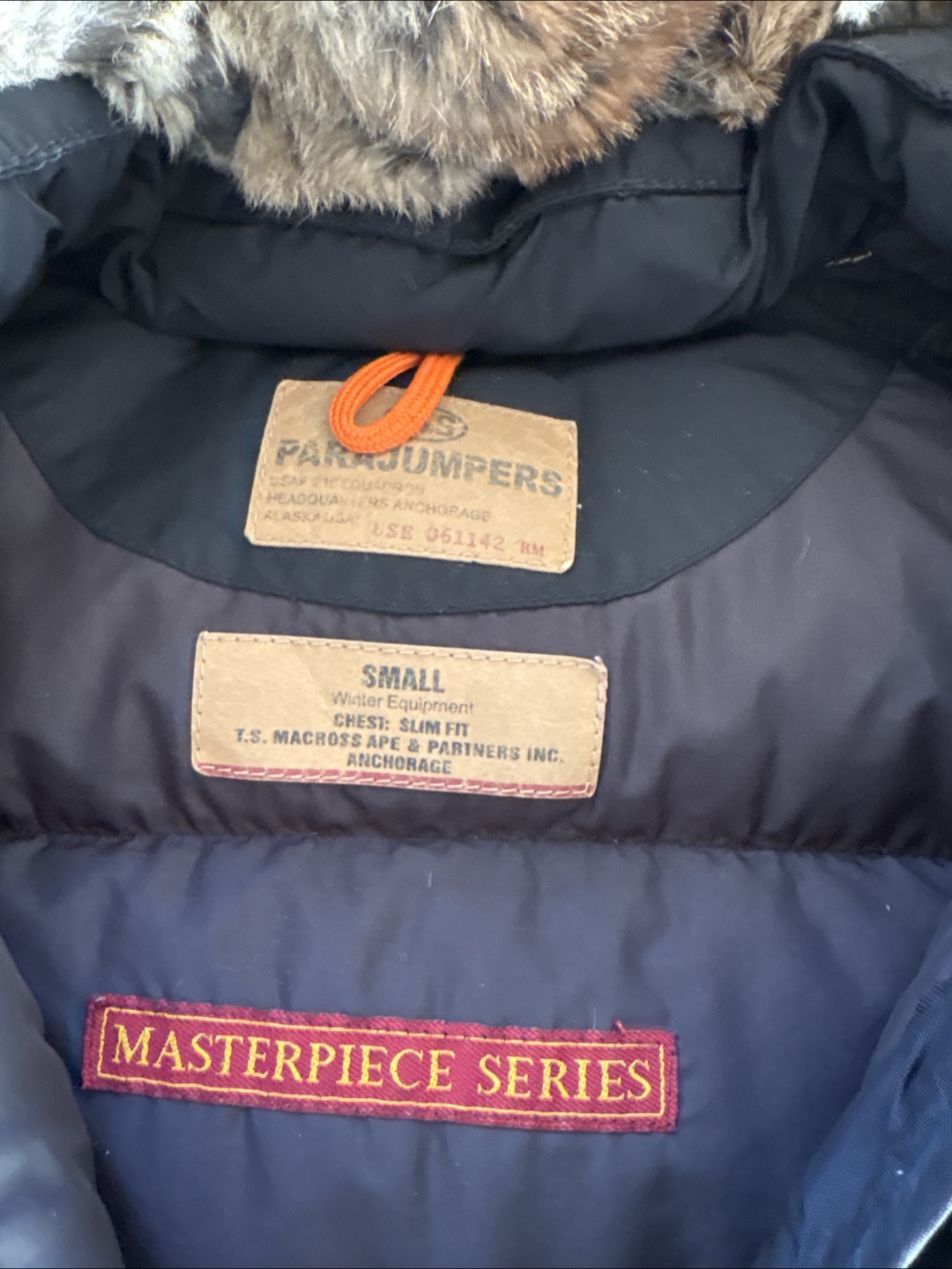Parajumpers Masterpiece Series Down Jacket - Size Small - photo 4