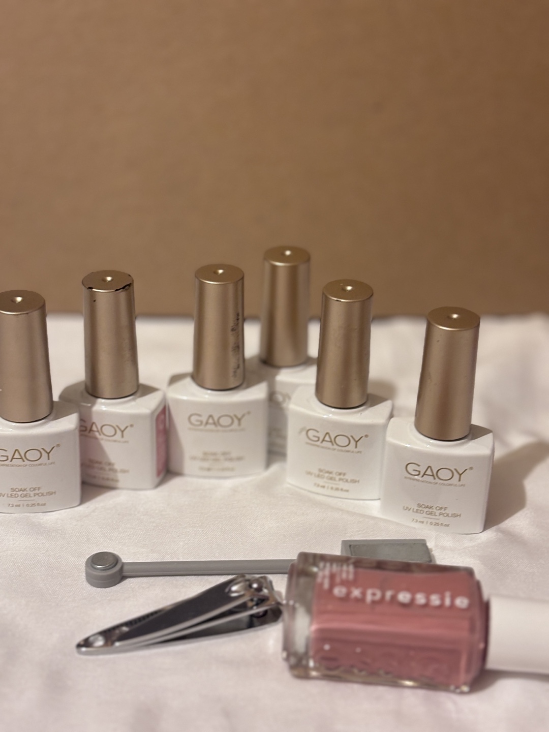 GAOY Gel Polish Set with Expresssie Nail Polish and Tools