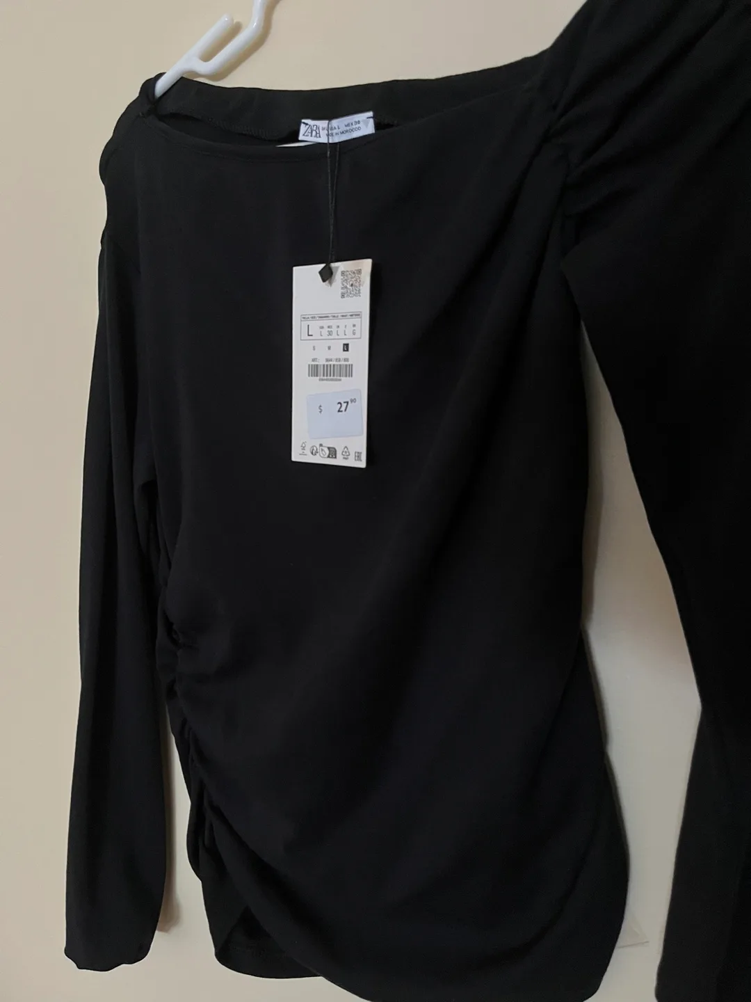 ZARA - TOP WITH RUCHING- BRAND NEW image indicator(2)