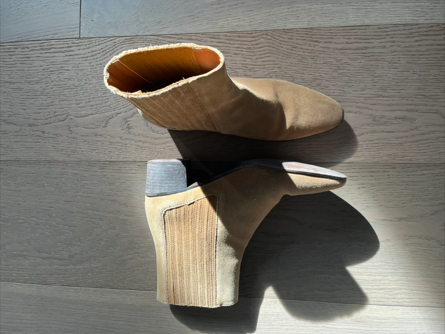 Zara Suede Ankle Boots image indicator(3)