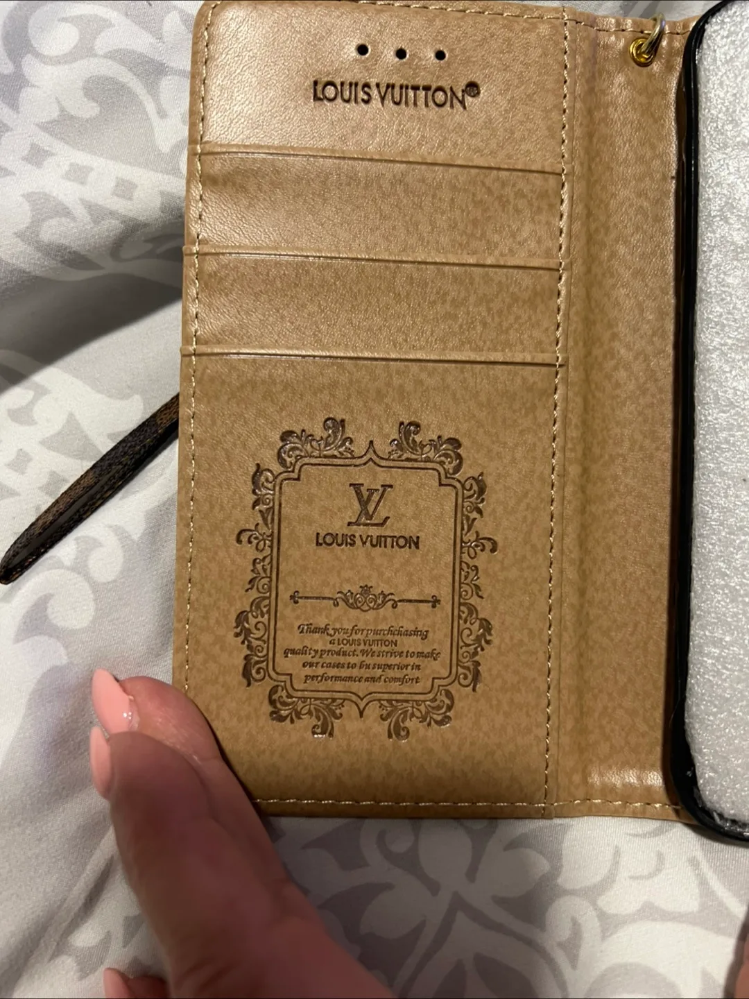 Brand new Louis Vuitton Phone Case Wallet for 7 plus iPhone image indicator(3)