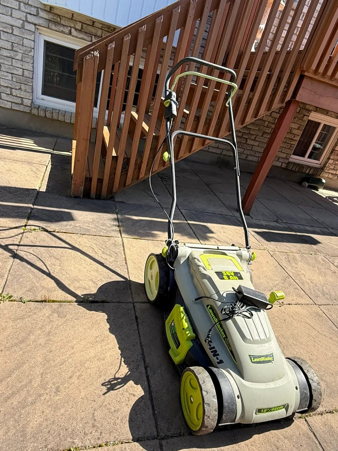 LawnMaster Cordless Lawn Mower (Electric) thumbnail