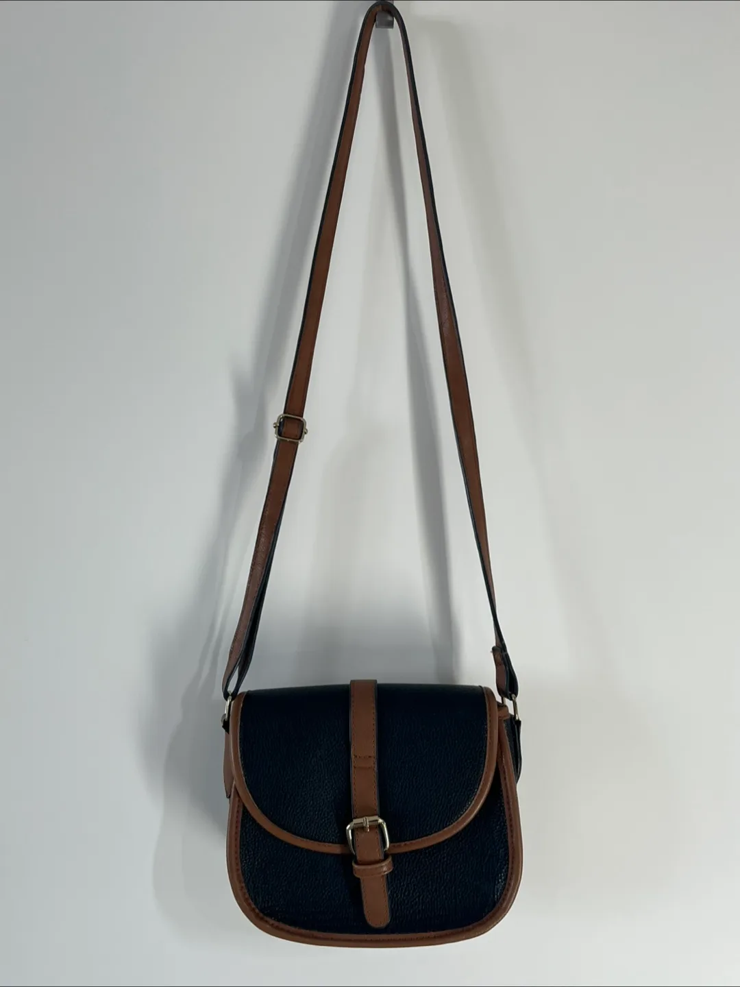 Black and Brown Crossbody Bag thumbnail