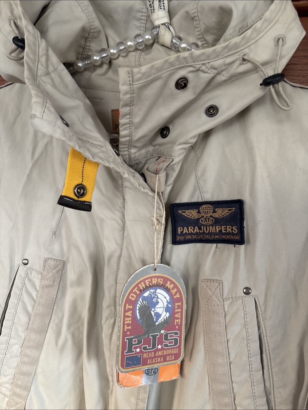Parajumper Women's Beige Jacket Size Small - photo 2