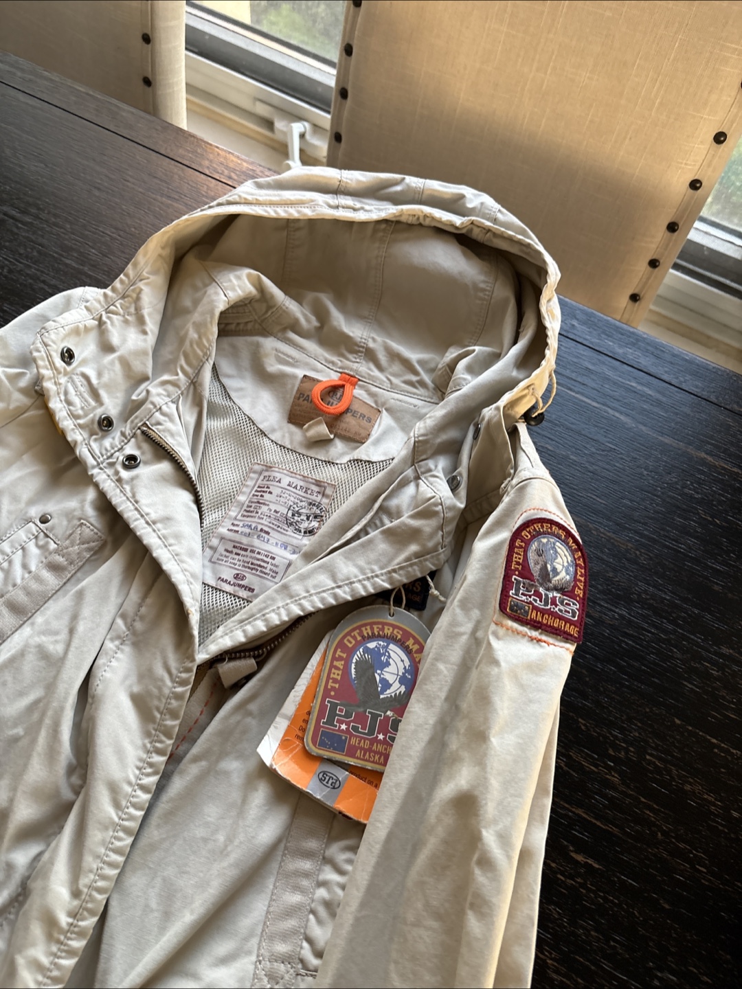 Parajumper Women's Beige Jacket Size Small - photo 5