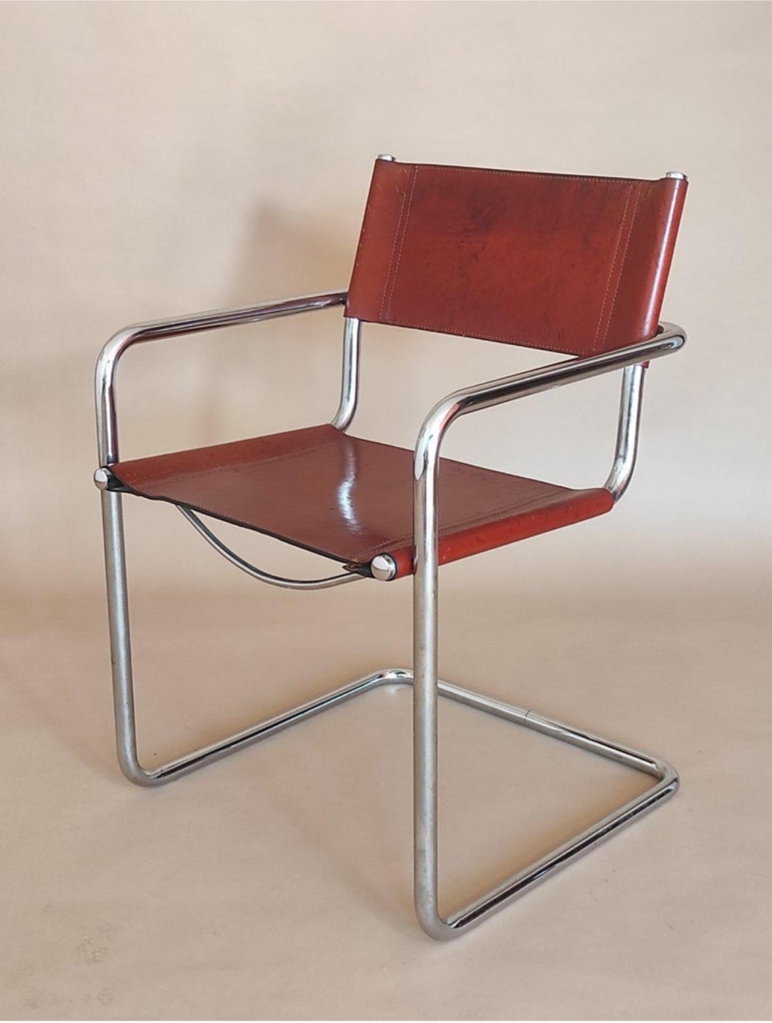 Mid Century Modern Vintage Leather Chair - photo 3