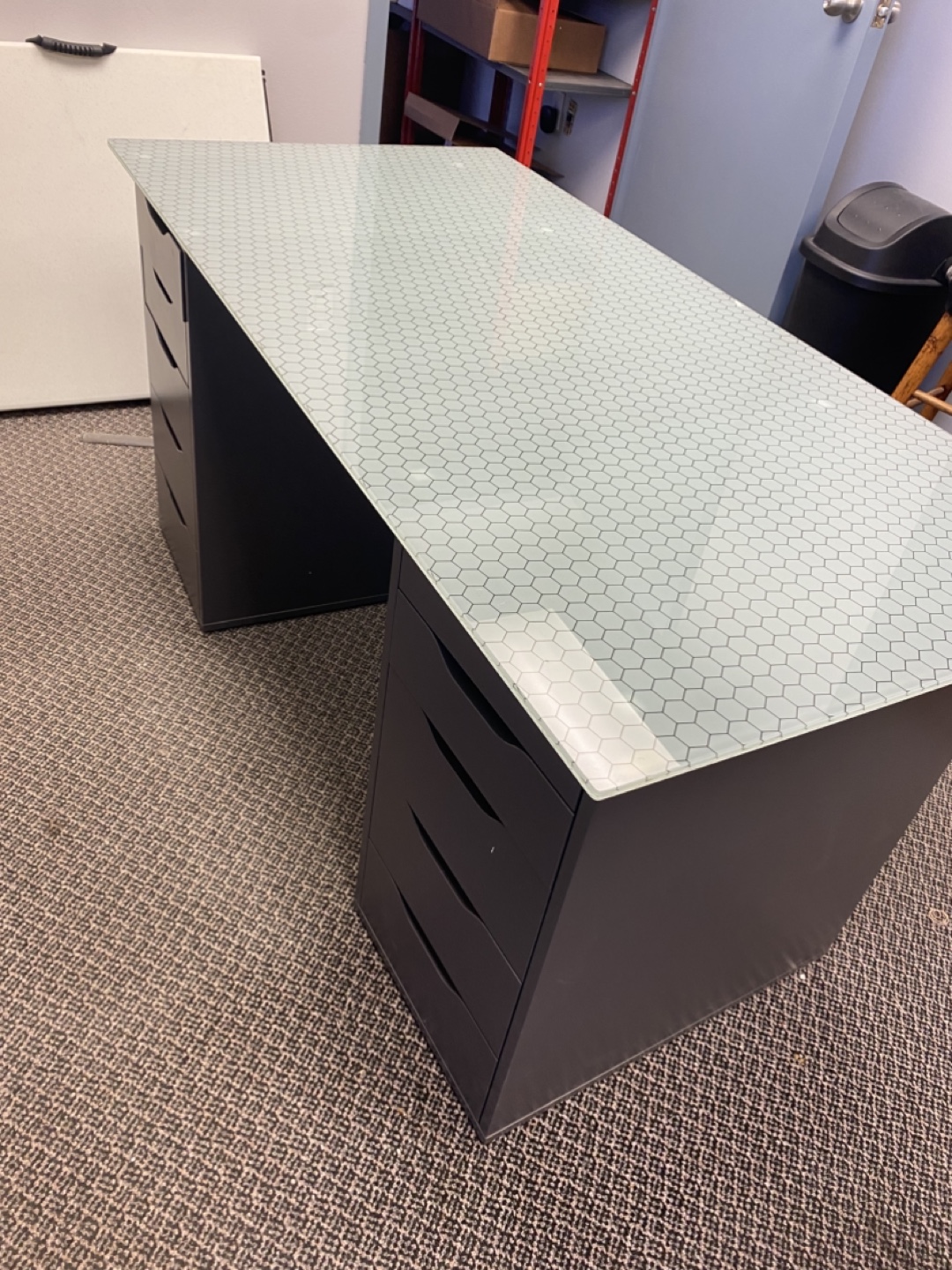 IKEA Desk with Alex Drawers