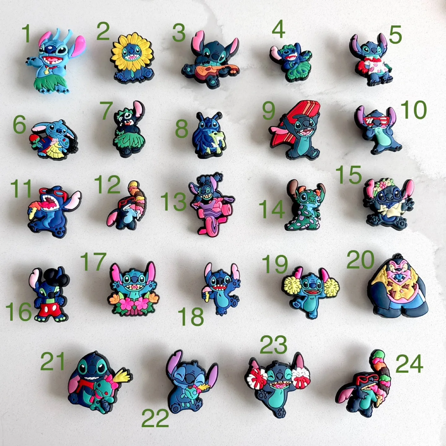 Stitch crocs jibbitz, new Disney cute shoe pins clog charms image indicator(2)