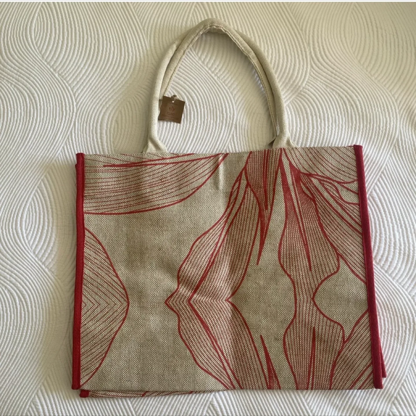 Clarins Jute Tote Bag image indicator(2)
