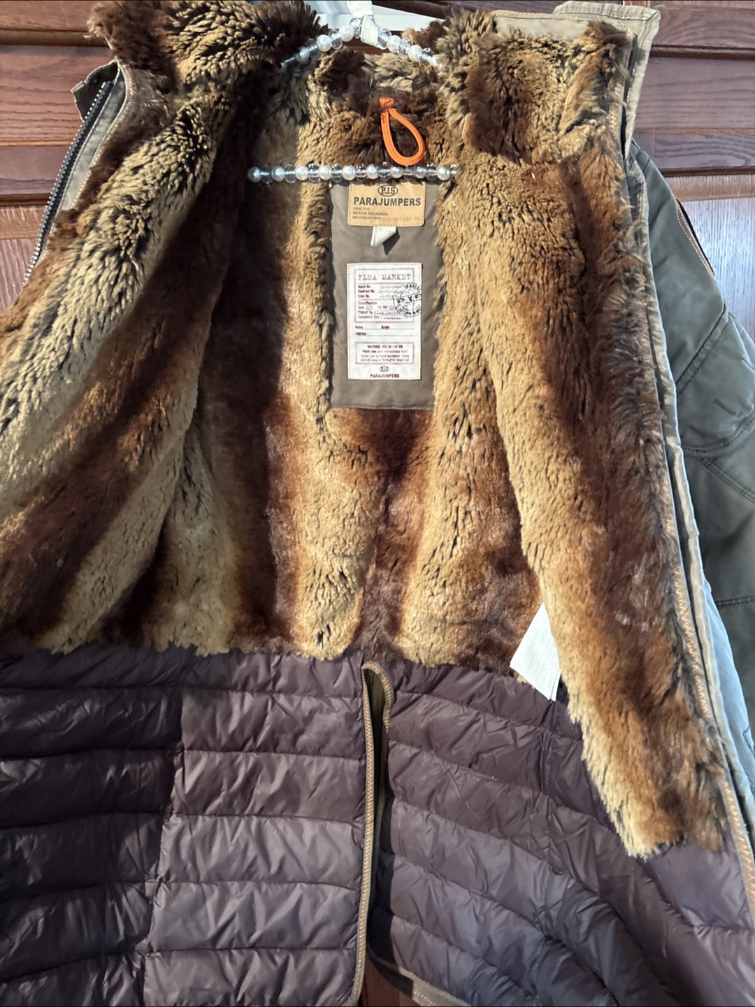 Para Jumpers olive green faux fur lined parka - photo 5