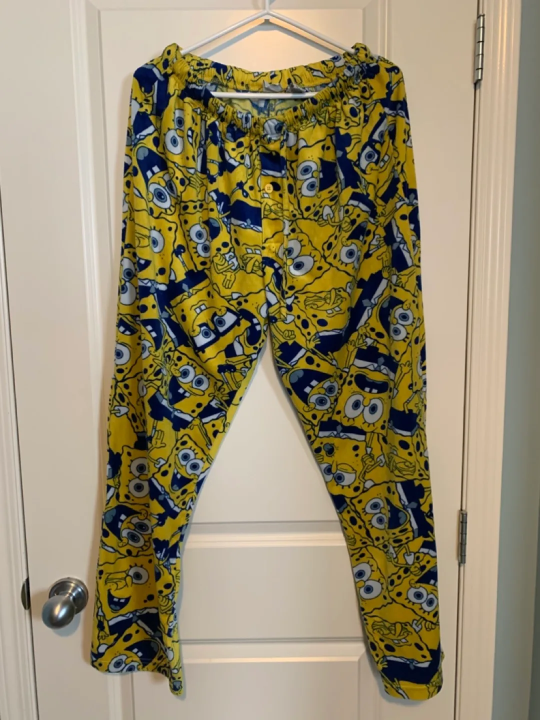 SpongeBob Squarepants Adult X-Large Fleece Pajama Pants thumbnail
