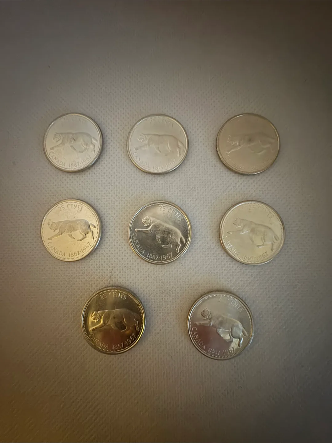 1967 Canadian 25-Cent Coins image indicator(2)