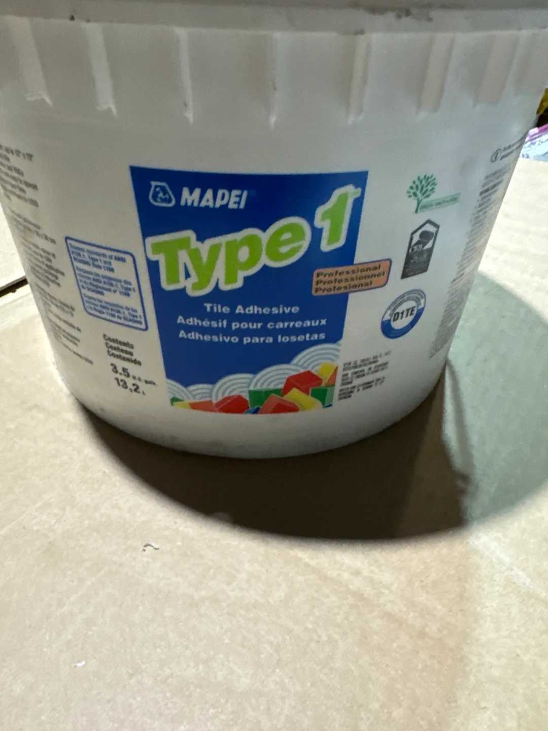 MAPEI Type 1 Tile Adhesive - 3.5 US gallons thumbnail