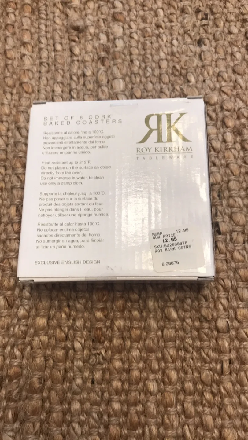 Roy Kirkham Strawberry Coasters - Set of 6 image indicator(2)