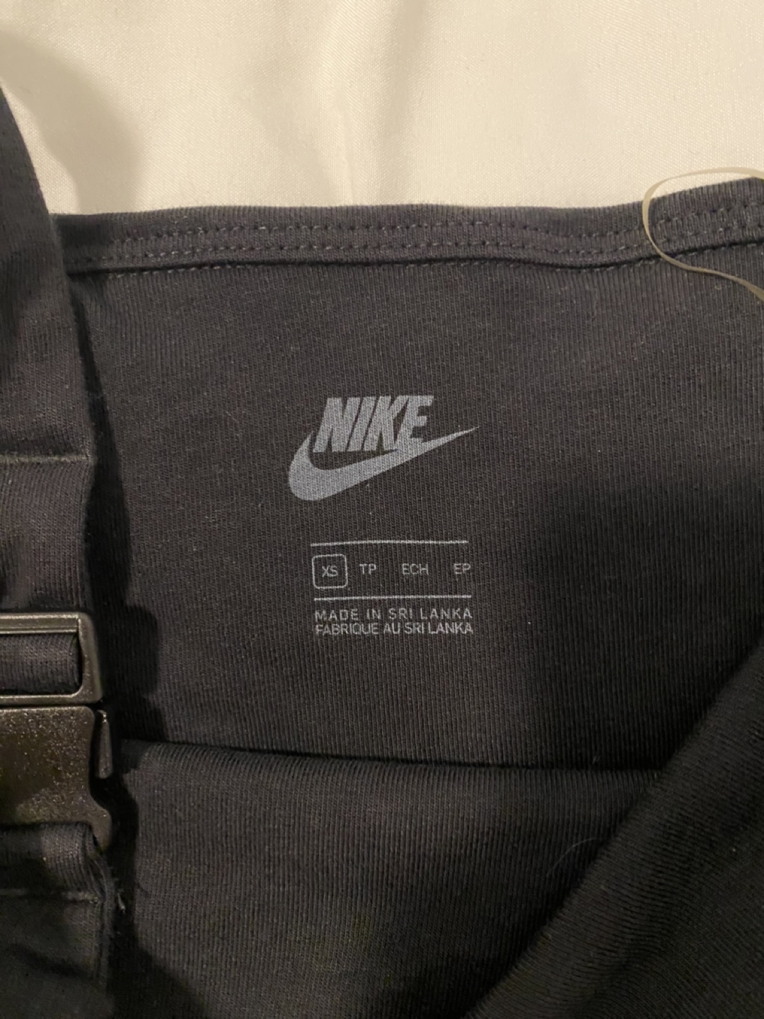 Nike Black One Shoulder Crop Top - Size XS - photo 2