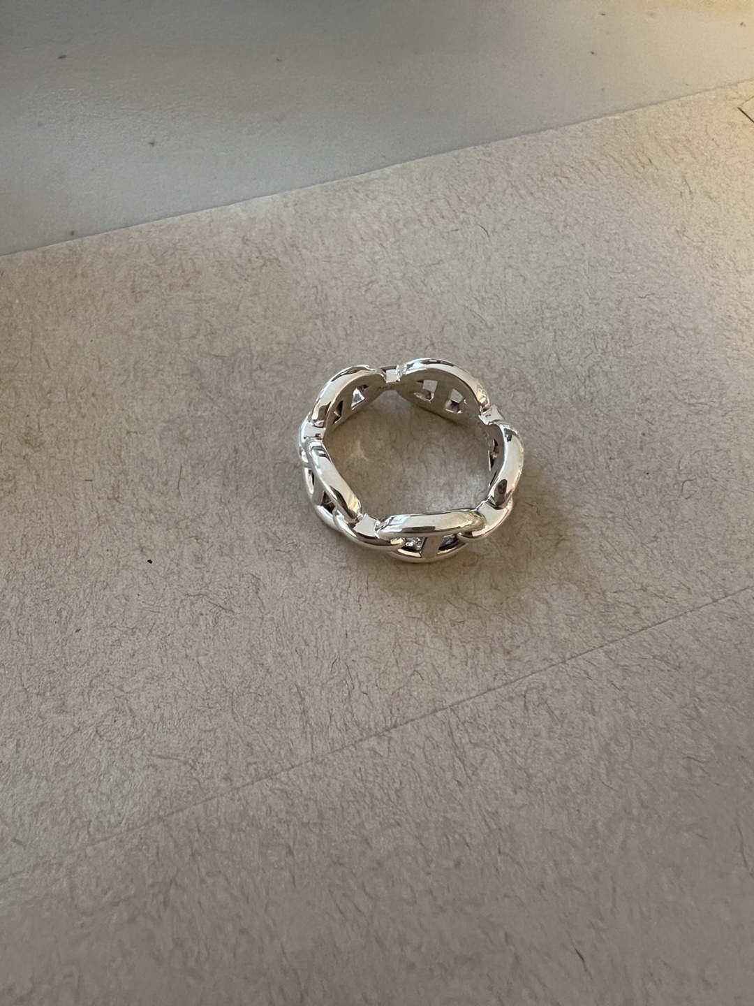 Hermes Chaine d'Ancre Enchainee Ring, Small Model - photo 3