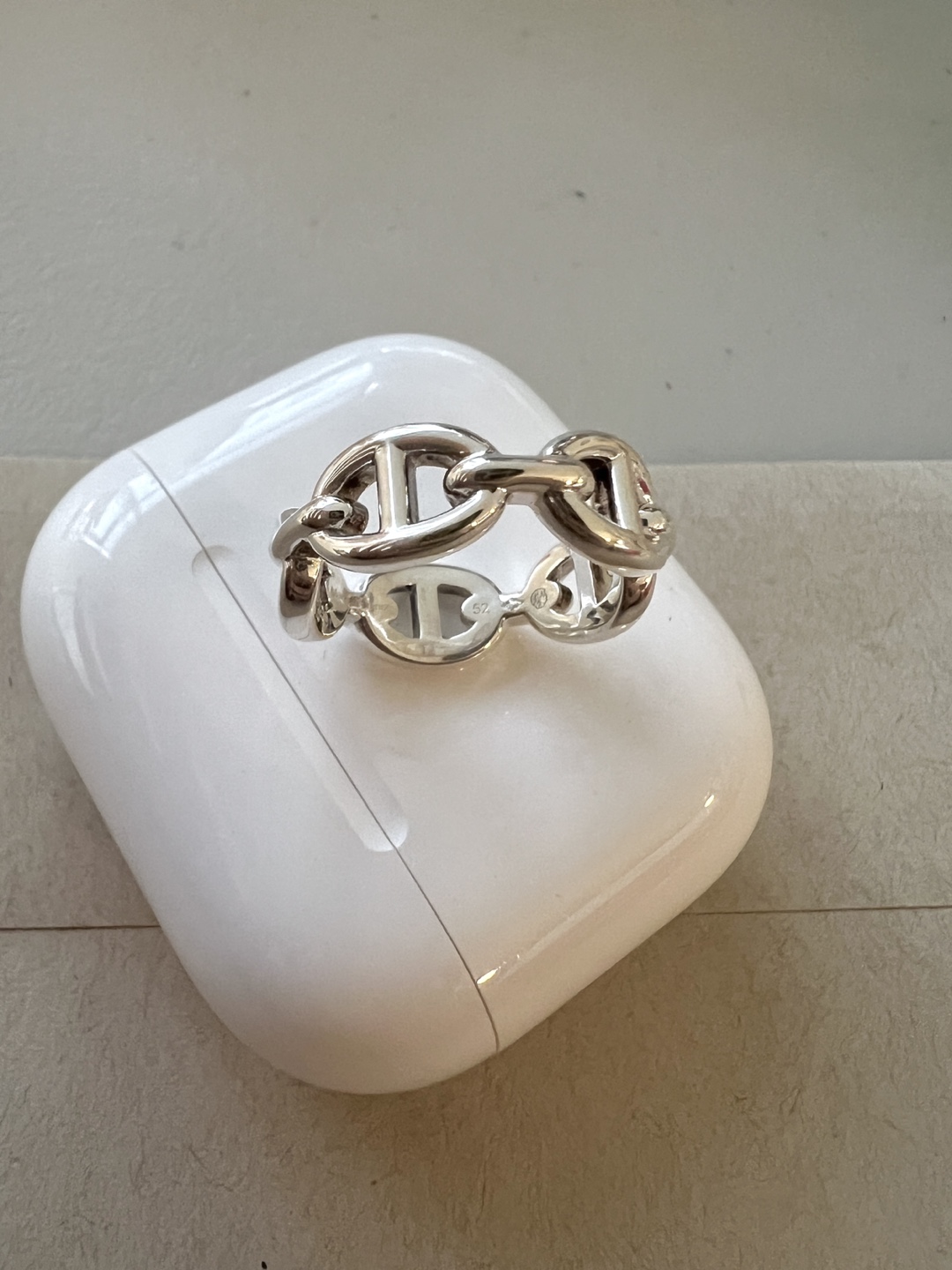 Hermes Chaine d'Ancre Enchainee Ring, Small Model - photo 2