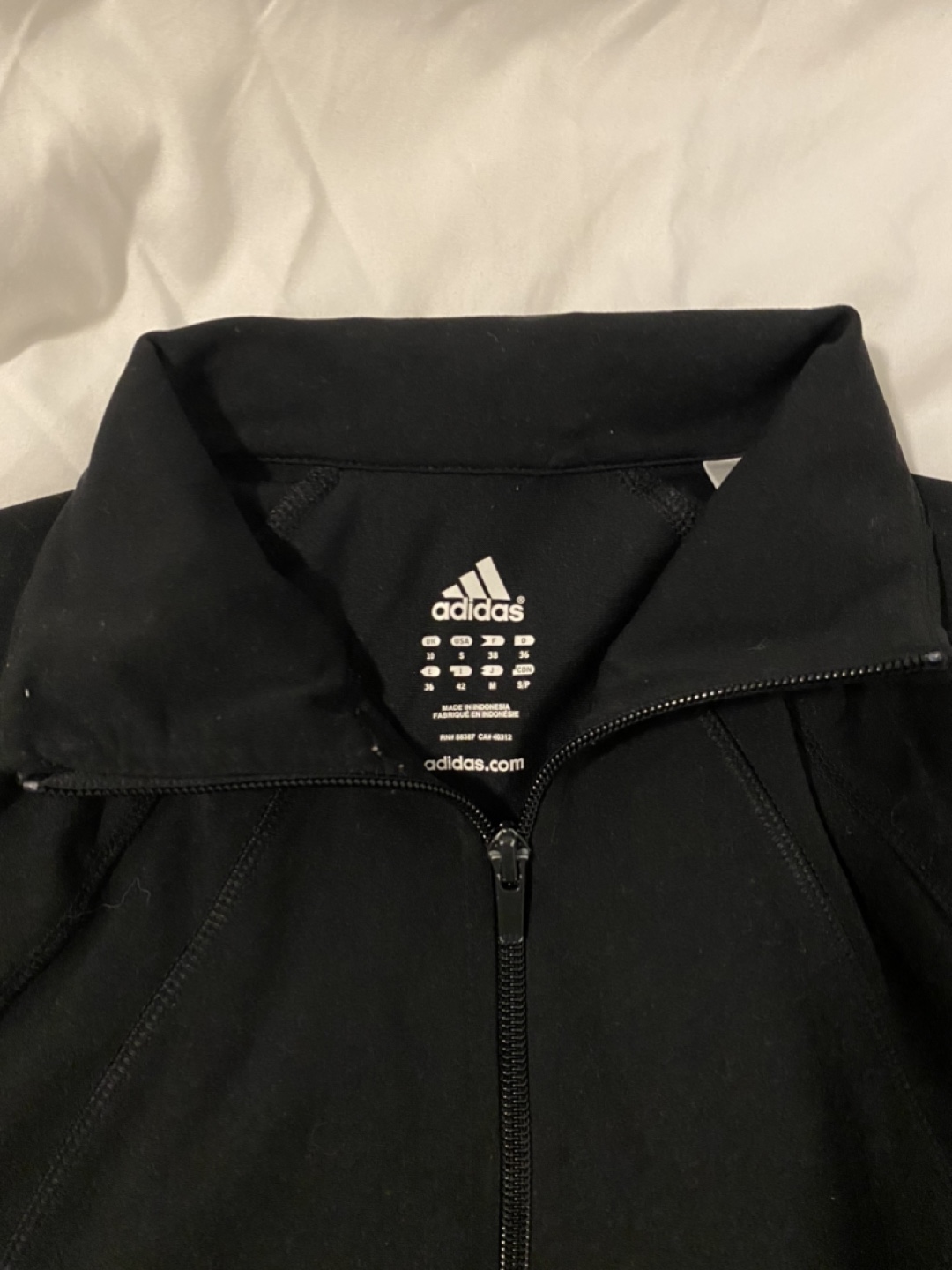 Adidas Women's Black Zip-Up Track Jacket - photo 2