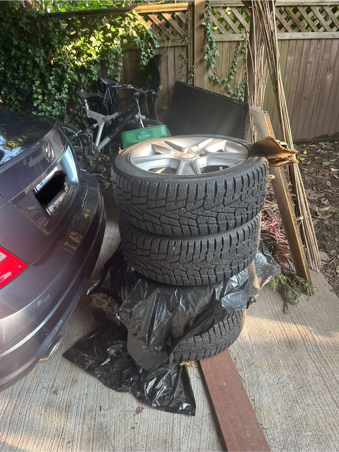225/45R17 Winter tires & Mercedes Wheels