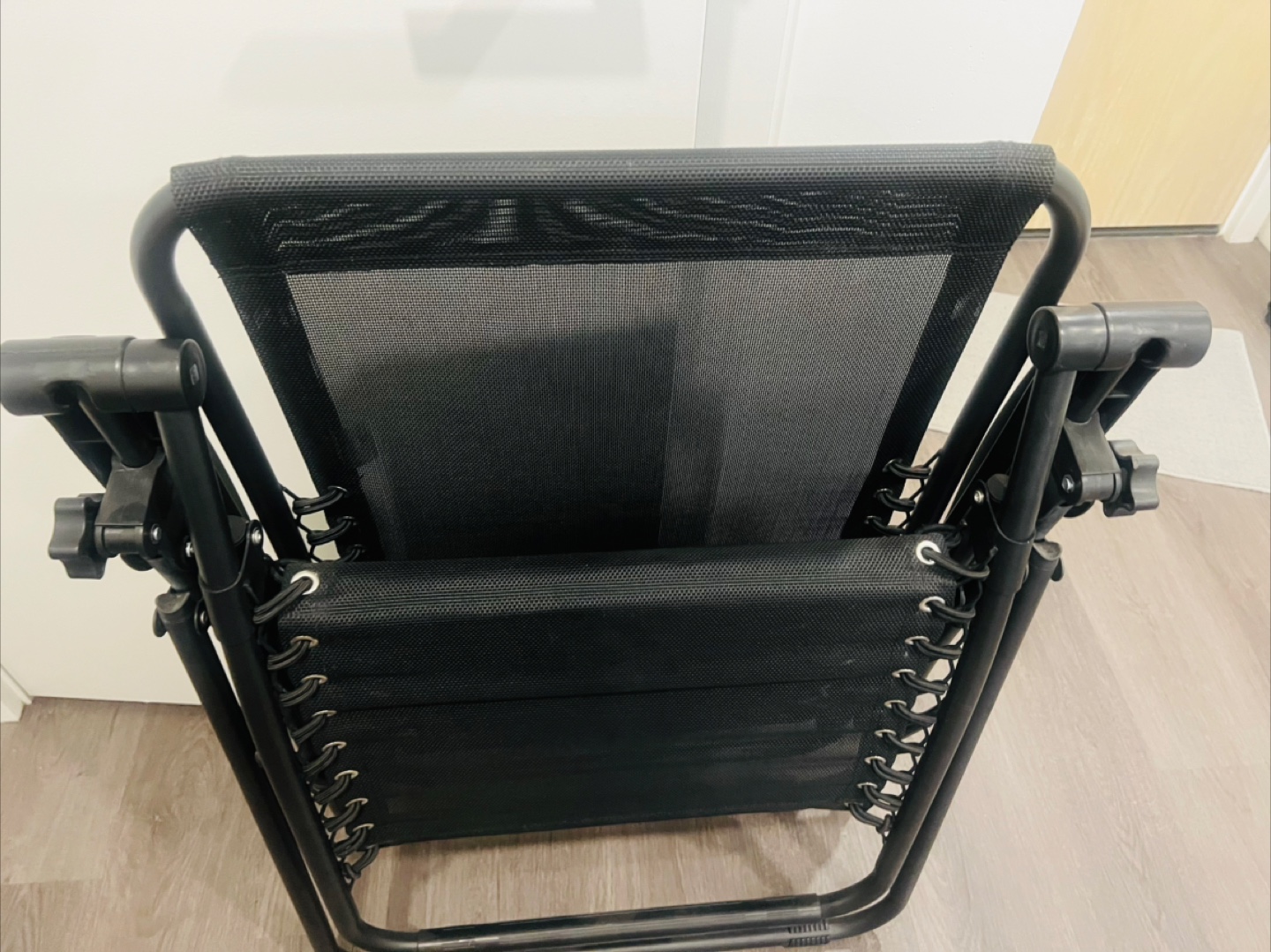 Black Foldable Zero Gravity Recliner Chair - photo 2