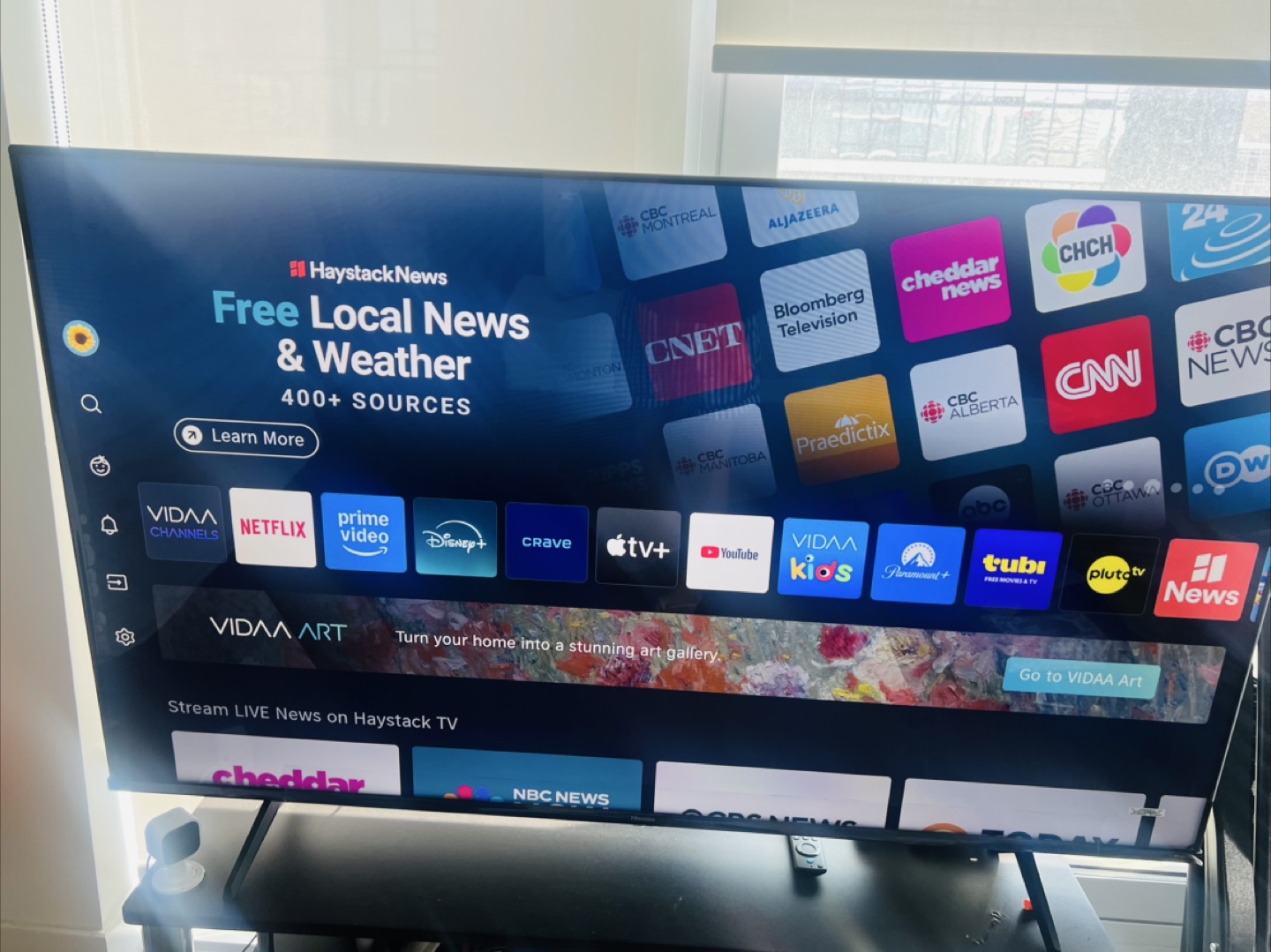 Smart TV with Streaming Apps