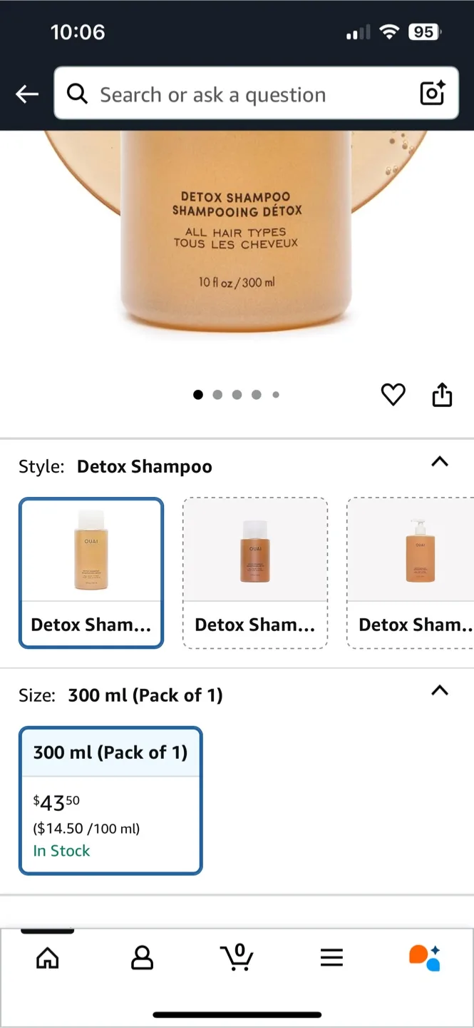 OUAI Detox Shampoo - 10 fl oz / 300 ml image indicator(6)