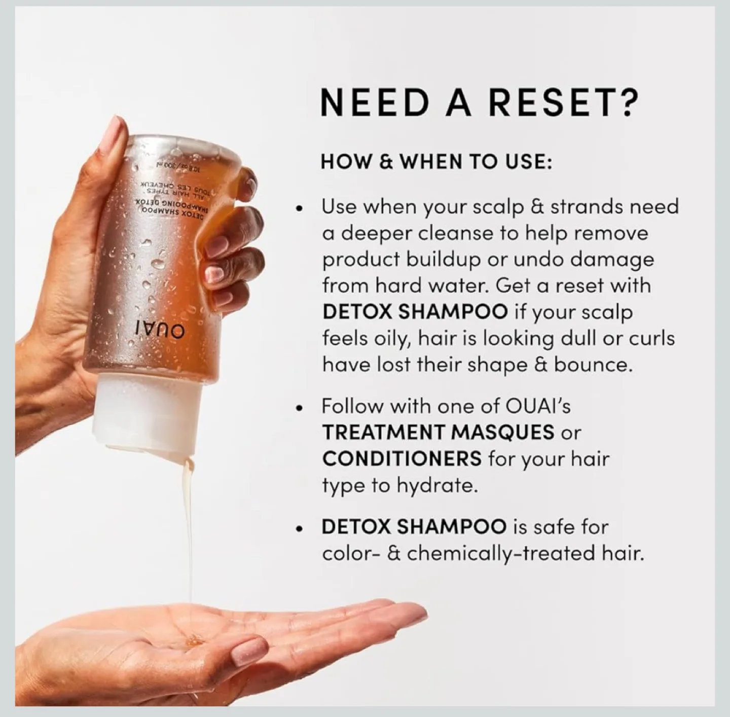 OUAI Detox Shampoo - 10 fl oz / 300 ml image indicator(4)