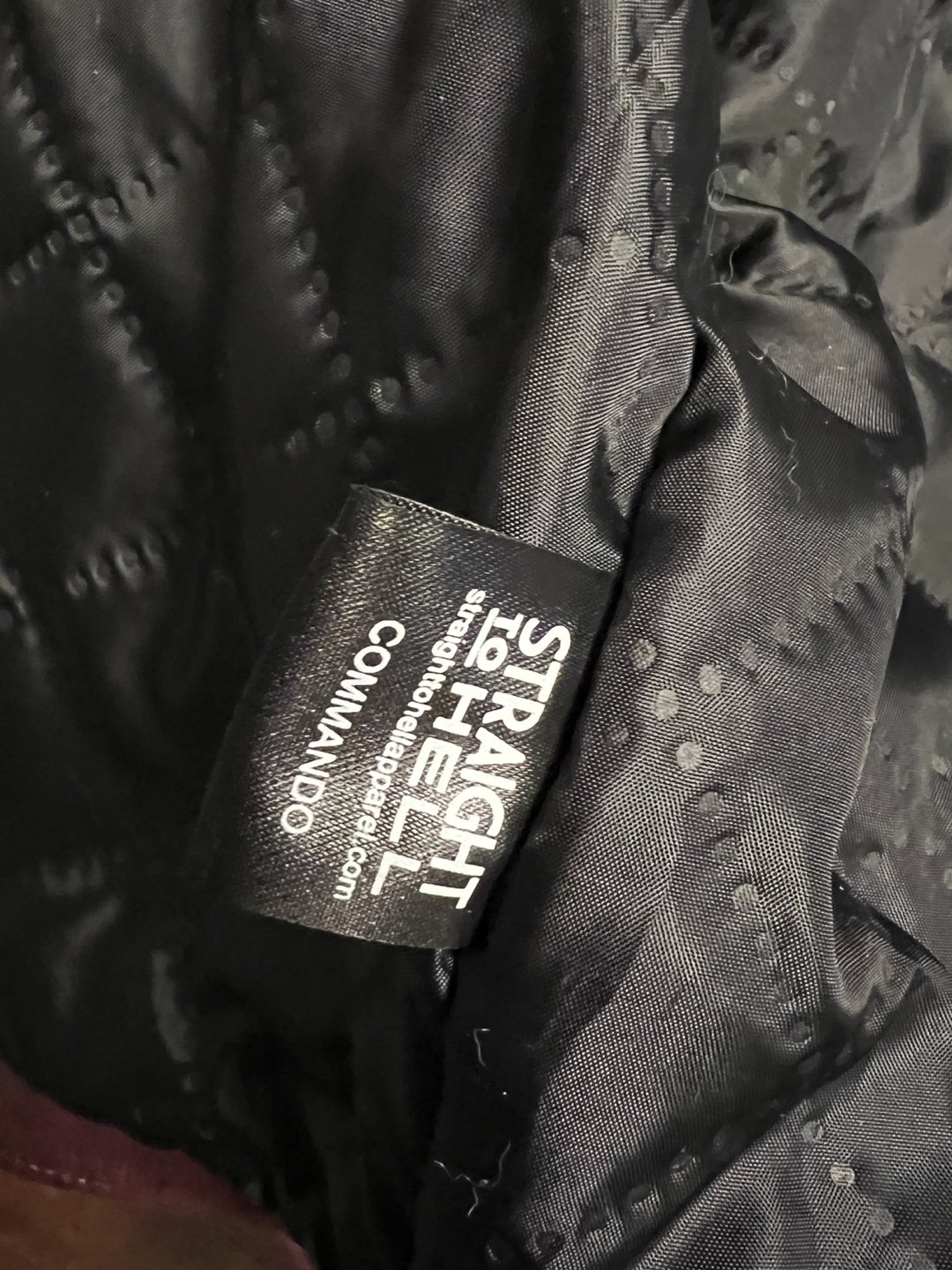 Straight To Hell Burgundy buffalo Leather Jacket - photo 5